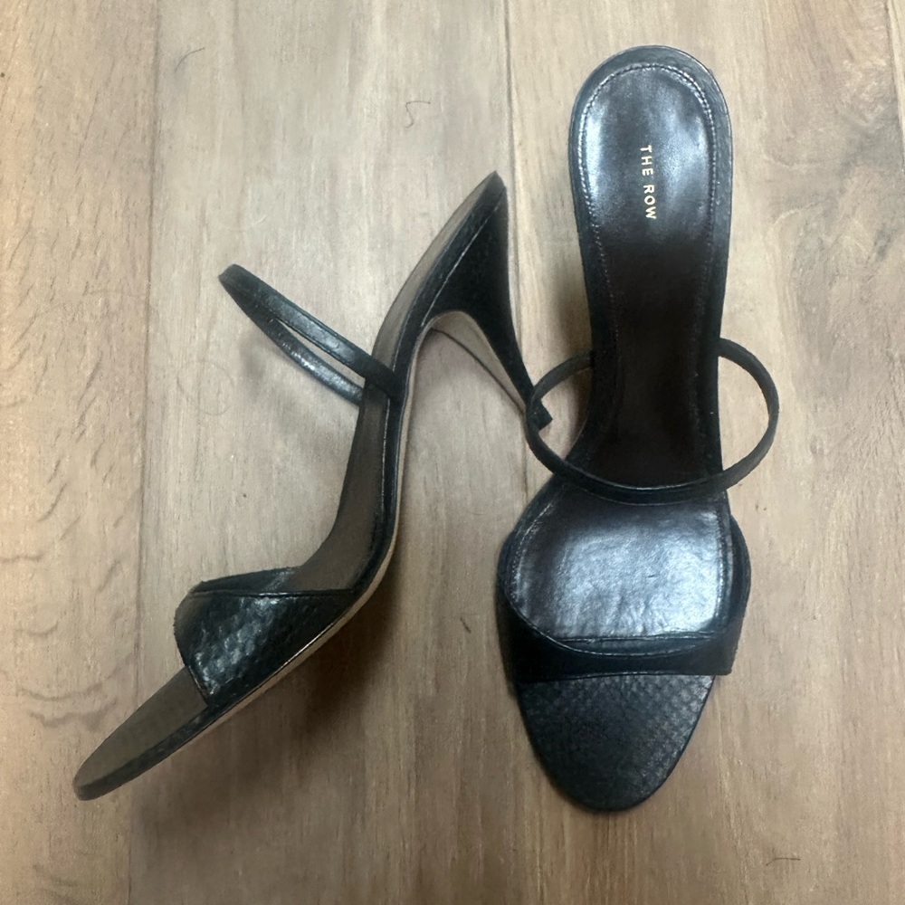 The Row Black Heels with Elegant Design- never worn